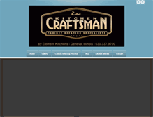Tablet Screenshot of kitchencraftsman.net